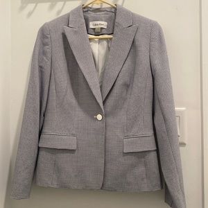 Calvin Klein Suit jacket with high line pants